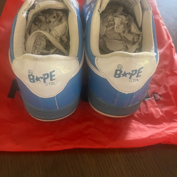 BAPE (A Bathing Ape) Size 8 Silver, Light Blue and White - Picture 3 of 6